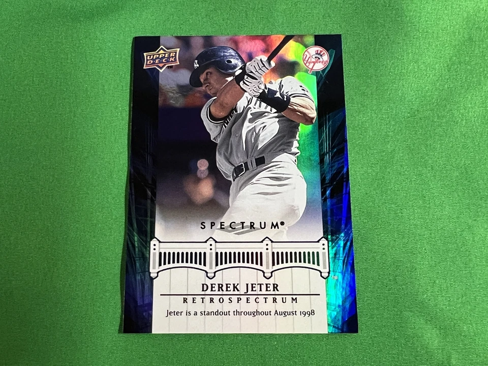 2008 Upper Deck Spectrum Derek Jeter Retrospectrum #DJ28 Derek Jeter Yankees - Image 1 of 1
