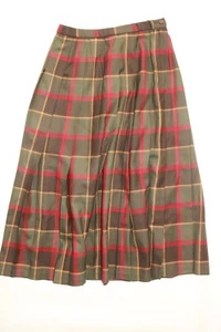 PENDLETON - Falda midi para mujer tartán a cuadros 100 % lana virgen TALLA 8 PETITE - Imagen 1 de 3