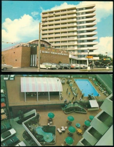 2 POSTCARDS - SEAWAY TOWERS MOTOR HOTEL, TORONTO - Imagen 1 de 1