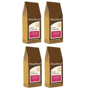Harry & David Chocolate Raspberry Gourmet Ground Coffee, 4 Bags (12oz each) - Picture 1 of 5