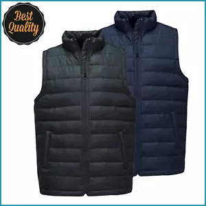 Baffle Gilet Men's Lightweight Padded Bodywarmer Insulated Casual Outdoor Vest - Picture 1 of 17