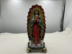 Virgen de Guadalupe Resin Statue 12" Tall - NEU - - Bild 1 von 8