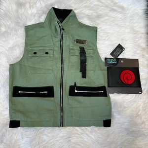 NARUTO SHIPPUDEN KAKASHI JONIN VEST WOMENS ARM BAND COSPLAY - Picture 1 of 6