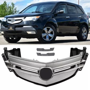 Parachoques delantero cromado parrilla superior repuesto para ACURA MDX 2007 2008 2009 - Imagen 1 de 10
