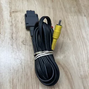 OFFICIAL ORIGINAL OEM Super Nintendo N64 Gamecube SNES AV RCA Video Cable - Picture 1 of 1