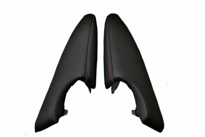 Door Armrest PVC Cover for Subaru BRZ Scion GRS Toyota GT86 13-20 Red Stitch - Image 1 of 4