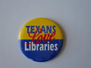 Spilla con bottoni - Biblioteche d'amore texani - Foto 1 di 2