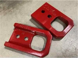 Genuine Toyota 2024+ Tacoma & 2025 + 4Runner Red Front Tow Hooks PT974-35250 - Picture 1 of 1