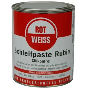 Polish Auto Bianco Rosso Pasta Abrasiva Rubin 750 ML - Foto 1 di 1