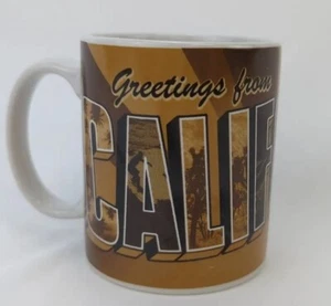 Greetings from California Postcard Coffee Mug - Picture 1 of 6