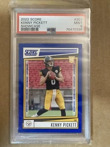 Kenny Pickett ROOKIE Card Cleveland Browns PSA 9 Graded 011/100 Score Showcase - Picture 1 of 7