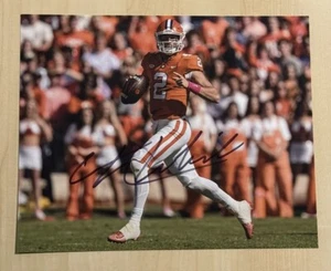 CADE KLUBNIK SIGNED 8x10 PHOTO CLEMSON TIGERS QUARTERBACK AUTOGRAPHED COA - Picture 1 of 1