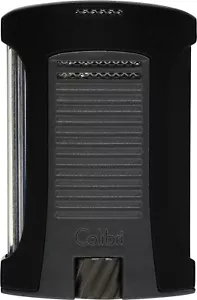 "COLIBRI ""DAYTONA II"" JETFLAME FEUERZEUG ANTHRAZIT / SCHWARZ ** NEU im BOX ** - Bild 1 von 3