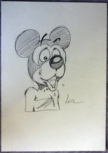 MALNATI - Dessin original hommage MICKEY MOUSE - Picture 1 of 1