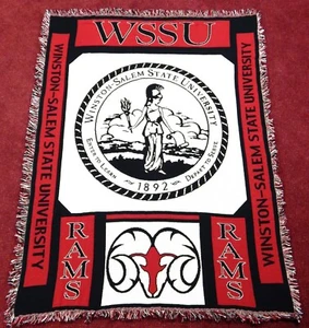 WINSTON-SALEM STAATLICHE UNIVERSITÄT Rams - Werfen - Decke - WSSU - HBCU - Bild 1 von 16