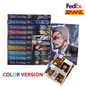 Nuovo Manga Solo Leveling Inglese Vol 1-11 Set Completo Manhwa Color Fumetto di Chugong - Foto 1 di 15