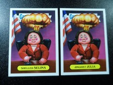 Veep Julia Louis-Dreyfus Selina Meyer Adam Bomb Spoof Garbage Pail Kids Card Set