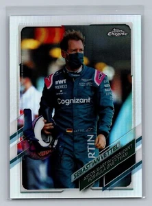 2021 Topps Chrome Formula 1 F1 Refractor SEBASTIAN VETTEL #23 Aston Martin - Picture 1 of 2
