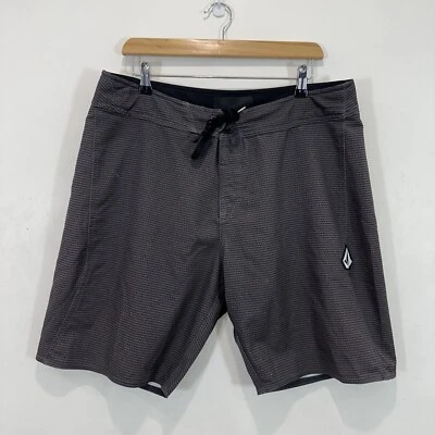 Volcom Boardshorts Men 36 Charcoal Drawcord Swim Surf Beach Summer - Image 1 of 4