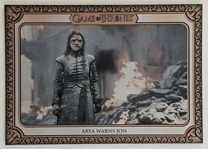 2021 Game of Thrones Iron Anniversary Inflexions #190 Arya Warns Jon - Picture 1 of 2