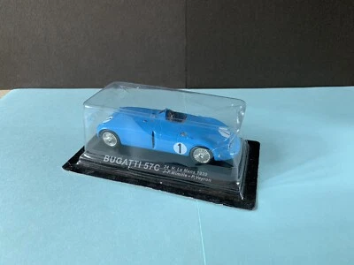 Modellino Die-Cast 1/43 Auto Bugatti 57C 24H Le Mans 1939 P. Veyron J-P. Wimille - Immagine 1 di 4