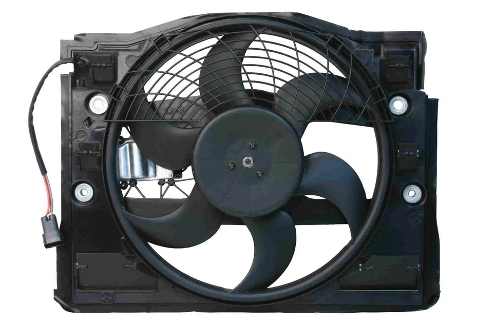 CONDENSADOR DELANTERO Ventilador Eléctrico Auxiliar Refrigeración Motor Para BMW NON-M3 E46 Serie 3 Foto 1 de 4