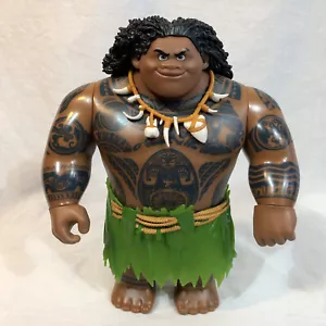 2015 Hasbro Disney Moana Maui Mega Action Figure Doll 10.5” No Hook Maui Figure - Picture 1 of 9