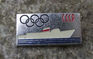 1980 Schwarzmeer Reederei Sowjetunion Olympische Spiele Schiff CCCP Pin Anstecker - Bild 1 von 2