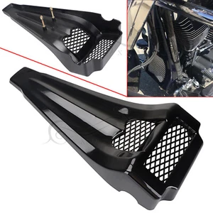 Vivid Black Chin Spoiler Scoop Fit For Harley Electra Glide Ultra Limited FLHTK - Picture 1 of 12