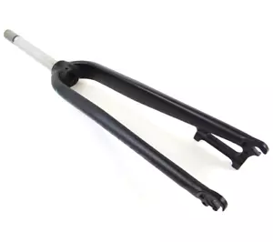 Air Bike Rigid Alloy MTB Gravel Bike Forks 26" 650B 700C 1 1/8" 250mm Disc Black - Picture 1 of 11