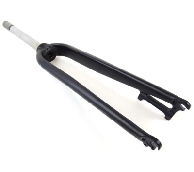 Air Bike Rigid Alloy MTB Gravel Bike Forks 26" 650B 700C 1 1/8" 250mm Disc Black - Image 1 of 4