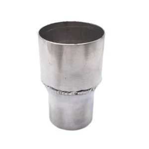 Adaptador de punta de escape reductor universal de aluminio pulido 2,5"" OD a 3"" OD - Imagen 1 de 8