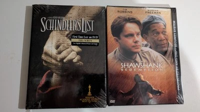 DVD Lot The Shawshank Redemption Schindler's List. Sealed - Image 1 of 2