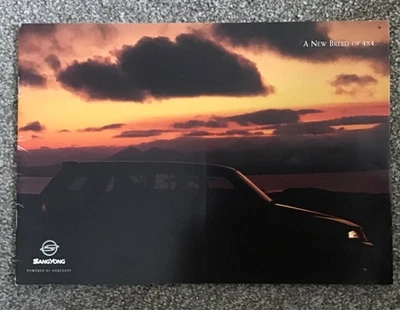 SsangYong 4x4 1997  car Brochure   - Image 1 of 4