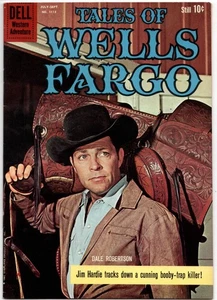 Wells Fargo Four Color #1113 Dale Robertson Jim Hardy Dell Western HIGH GRADE - Picture 1 of 5