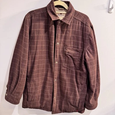 Chaqueta forrada de lana Woolrich a presión leñador tareas granero chamarra mediana para hombre’s Foto 1 de 4