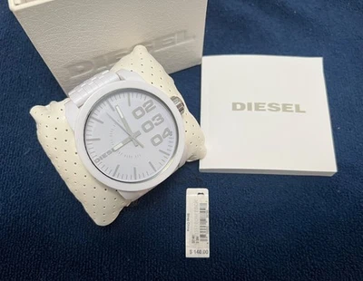 Diesel watch men DZ1461 white - Pre owned great condition for thinner wrists - Image 1 of 4