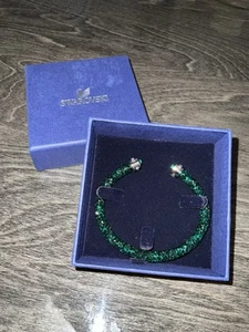 Swarovski Green Crystal Bangle - Picture 1 of 4