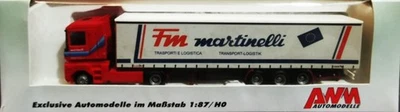 AWM 71379 Camion autoarticolato 5 assi RENAULT "Fm martinelli" - scala H0 - Immagine 1 di 4