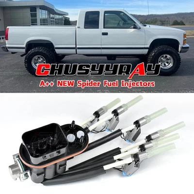 Inyector de combustible FJ503 Spider 6 cilindros para GMC Safari 1996-2005 motor V6 de 4,3 L Foto 1 de 4