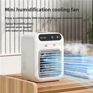 Portable Mini Air Cooler L7 with 500ml Water Tank and Humidifier Function - Picture 1 of 5