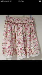 Matilda Jane Enchanted Garden Budding Florals Skirt Girl's Size 14 - Picture 1 of 5