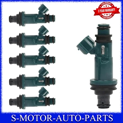 6Pcs Fuel Injector For 1999-2003 Lexus RX300 ES300 Toyota Camry 3.0L 23209-0A010 - Imagem 1 de 4