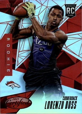2015 Certified Mirror Red #165 Lorenzo Doss /99 - FB - Image 1 of 2