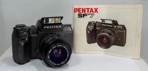Pentax SF7 SLR 35mm Film Camera + Sigma 35-70 mm F 3.5-4.5 Zoom Lens .WORKING - Picture 1 of 24
