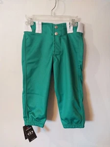 Pantalones de béisbol Wooten talla YS jóvenes niños pequeños Kelly verde profesional braguita 22-23" - Imagen 1 de 8