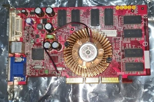 Retro Gaming nVidia GeForce FX5200 128MB AGP 8x VGA TV-Out Video Graphic Card - Picture 1 of 4