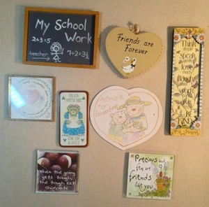 Charming Set Of 8 Frig Magnets. See Photos For Details. - Picture 1 of 10
