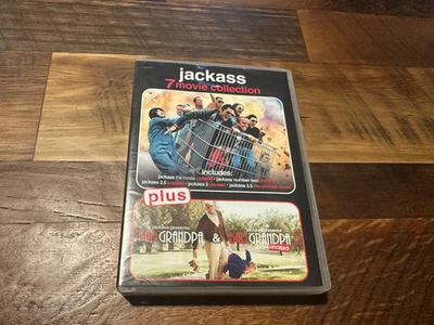 Jackass & Bad Grandpa 7 Movie Collection DVD-Classics-Widescreen- Foto 1 de 2