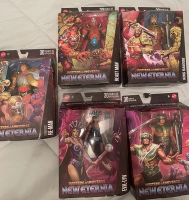Masters of The Universe Masterverse New Eternia Evil Lyn He Man Lot of 5 🔥 - Image 1 of 4